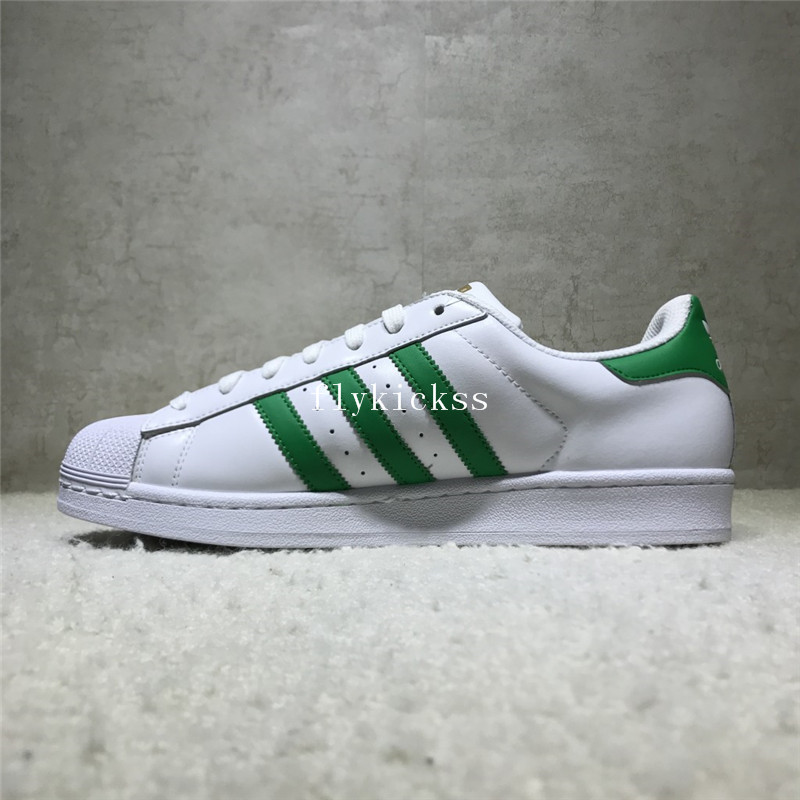 Adidas Superstar White Green BY3722